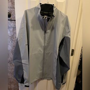 FootJoy Men's HydroLite Golf Rain Jacket-Size XL- New-Gray/Black
